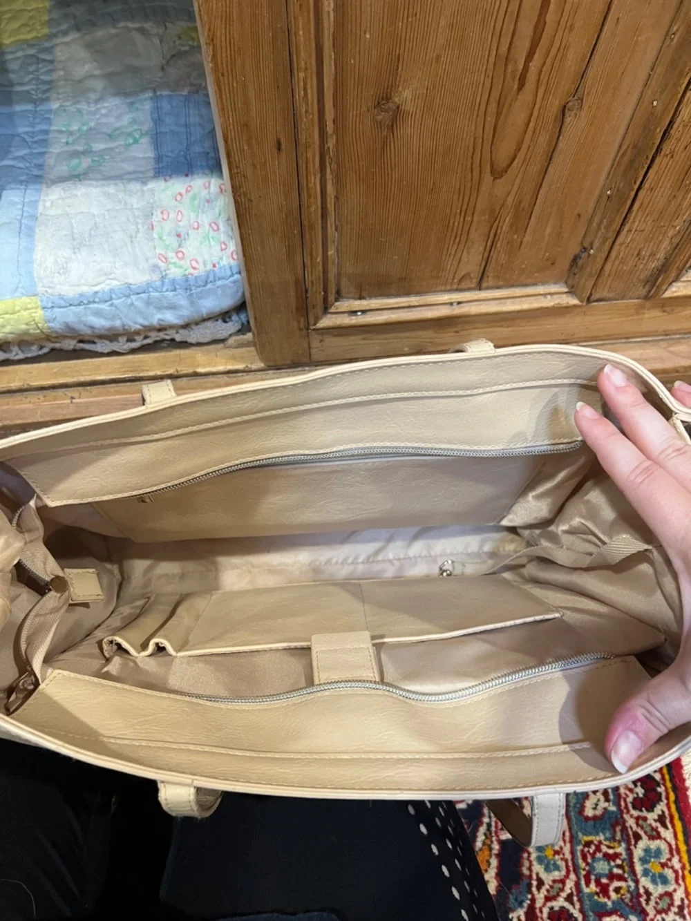 BEIS Blush Work Tote